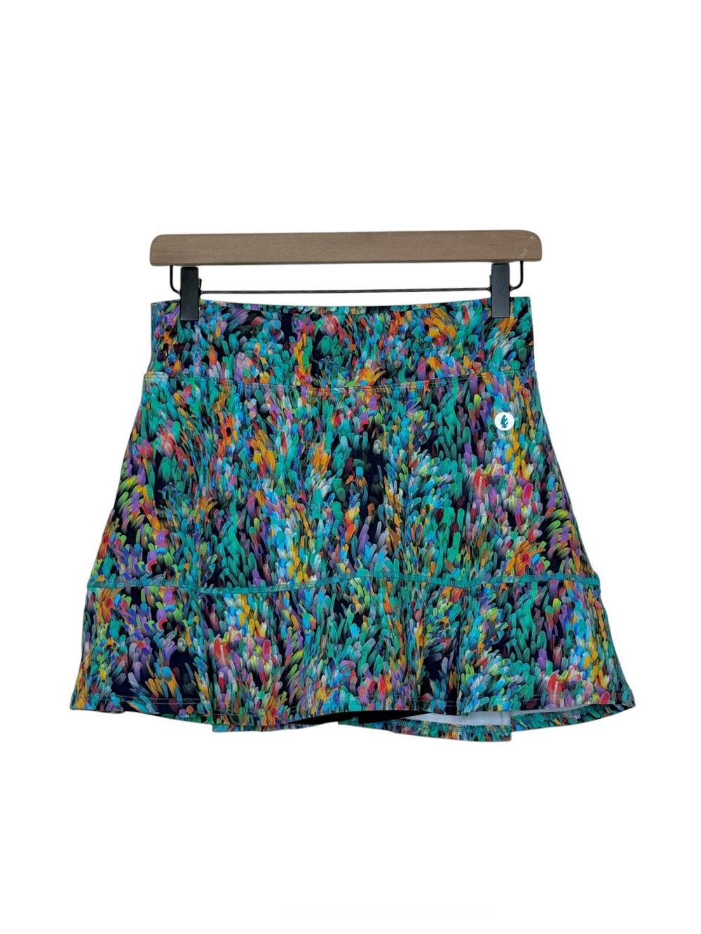 Dona Jo Size 1.5/Medium JoJo Pleated Skort Multicolor Pull On Golf Tennis